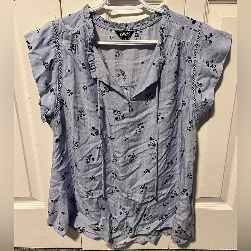 Light blue/purple blouse